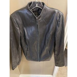 Black Leather Jacket by Siena Studio